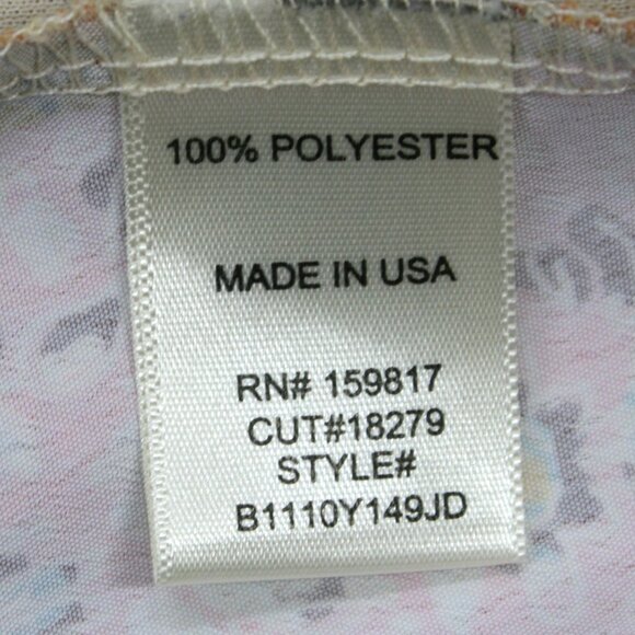 ALTAR'D STATE Top Tie Back Cropped Cut Out Detail Patchwork Fall Long Sleeve LG - Picture 6 of 14